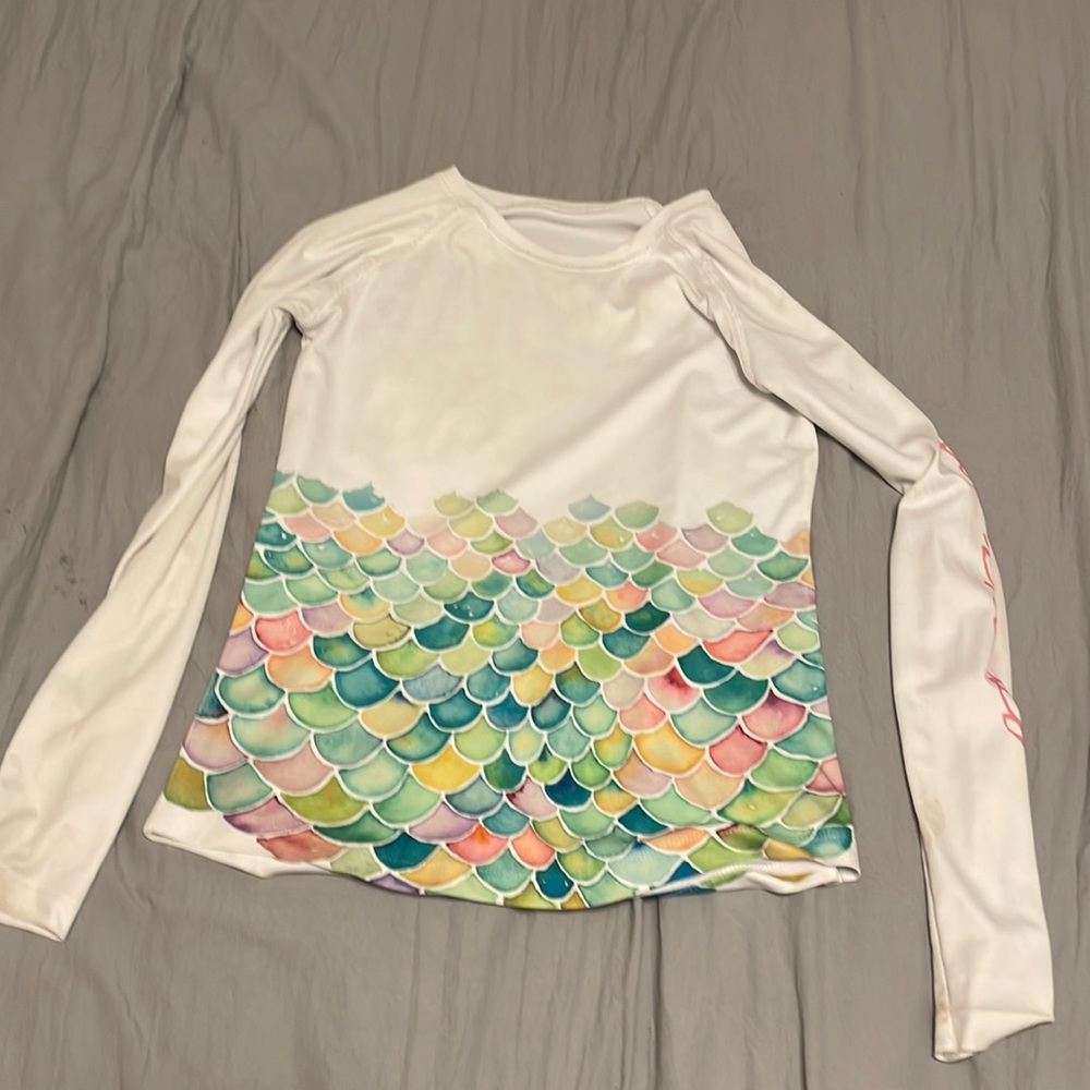 Cute, mermaid, fishing shirt